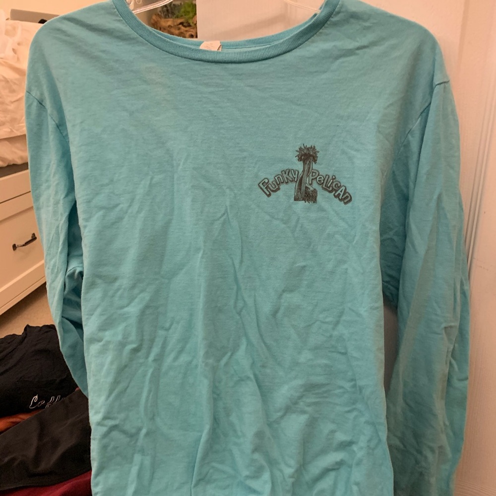 blue long sleeve